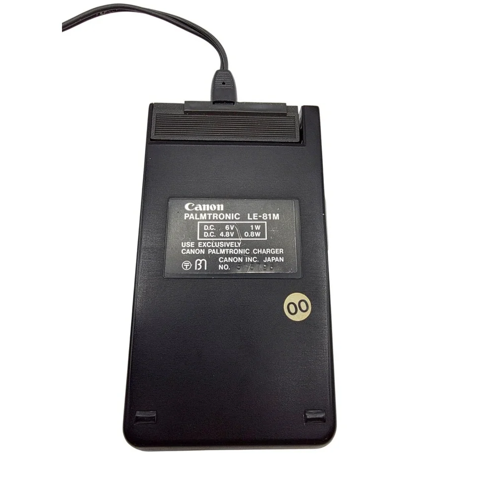Vintage Canon palmtronic LE-81M Calculator w/ Power Adapter - Tested & Works -